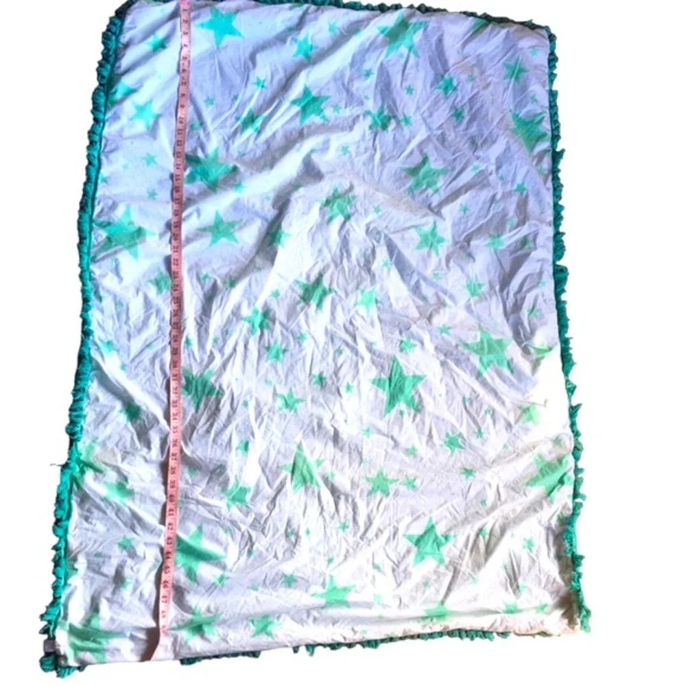 Rare Indah Beach Towel in Green star print Terry cloth